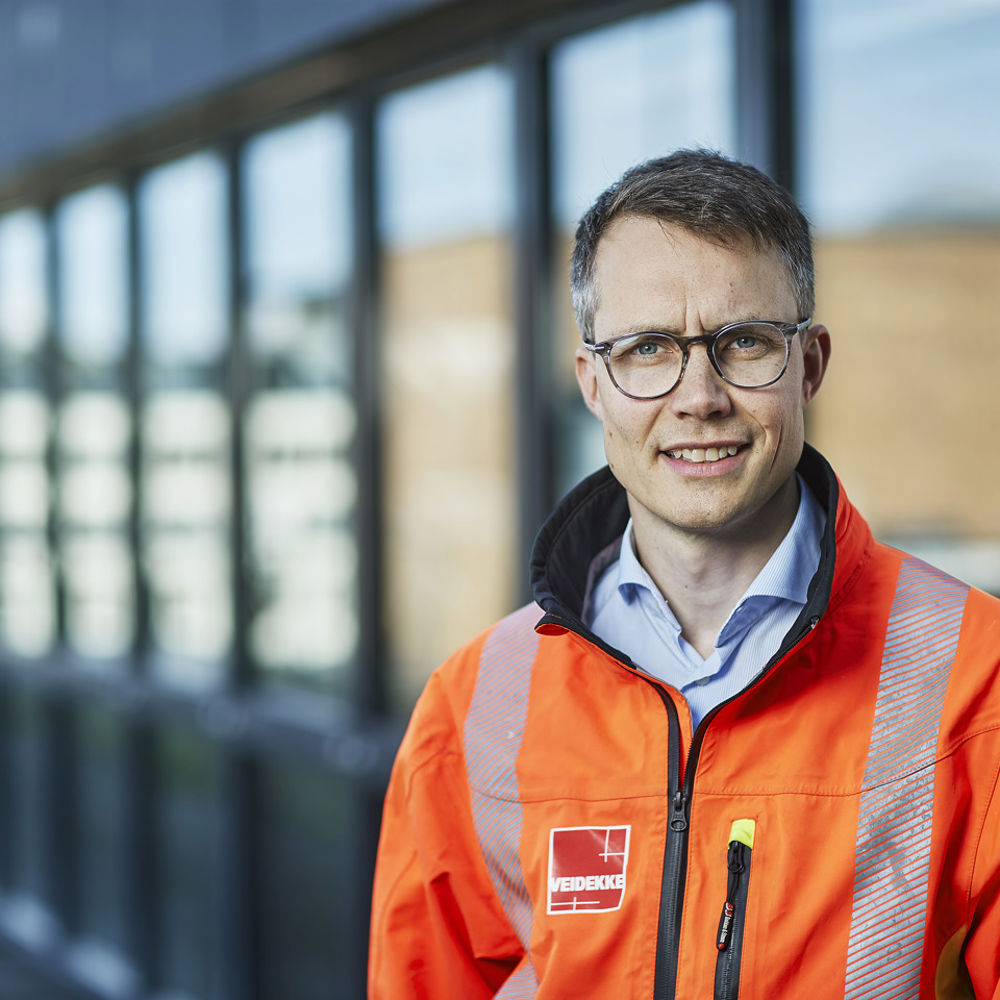 Direktør Anders W Haugen i Veidekke Bygg Oslo