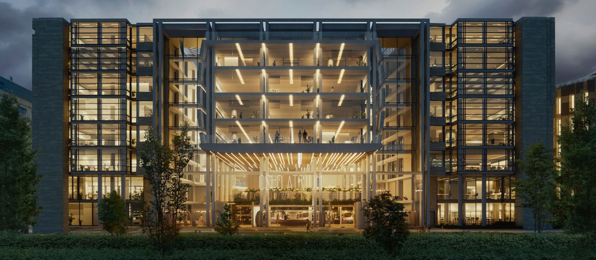 Oslo Atrium fasade