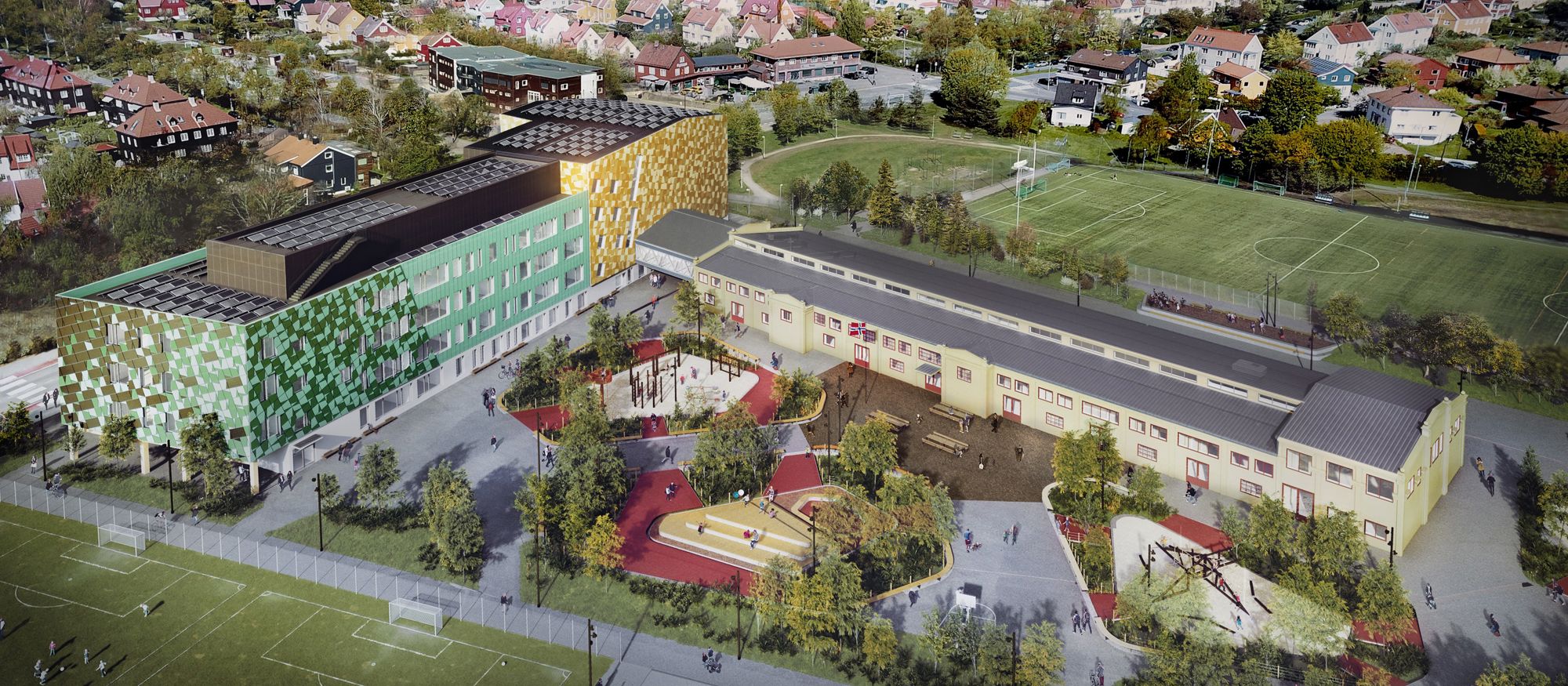 Voldsløkka skole i Oslo.